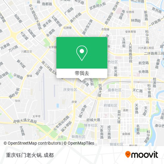 重庆钰门老火锅地图