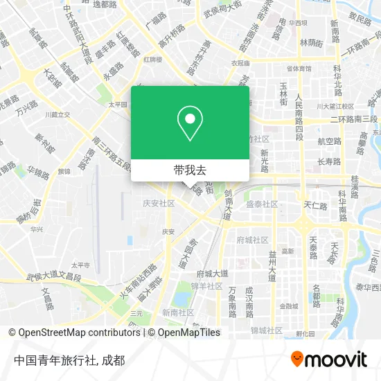 中国青年旅行社地图