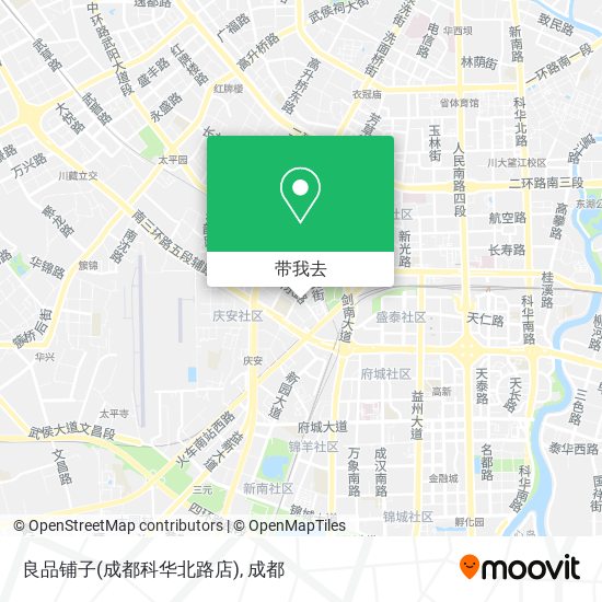 良品铺子(成都科华北路店)地图