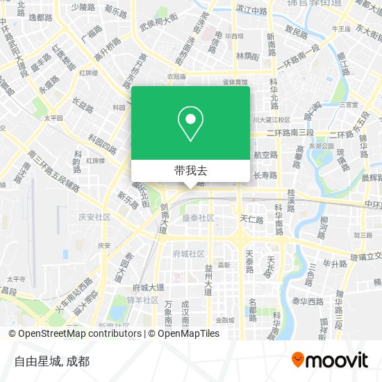 自由星城地图