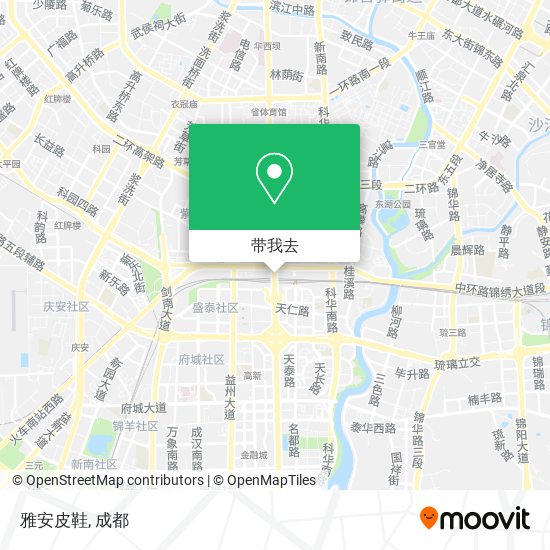 雅安皮鞋地图