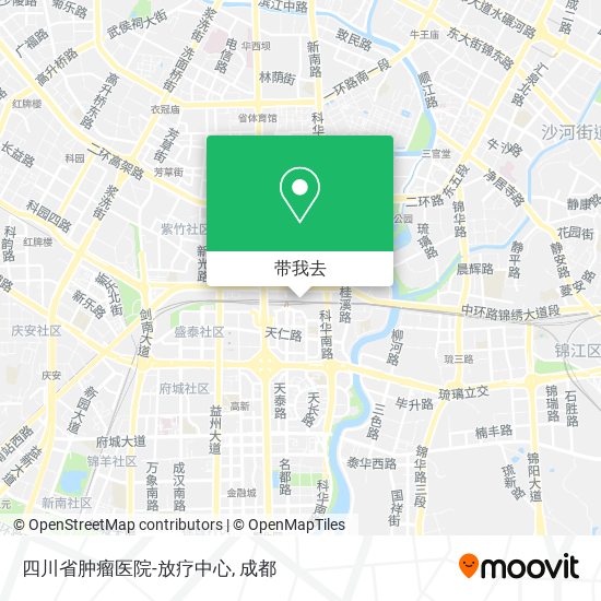 四川省肿瘤医院-放疗中心地图