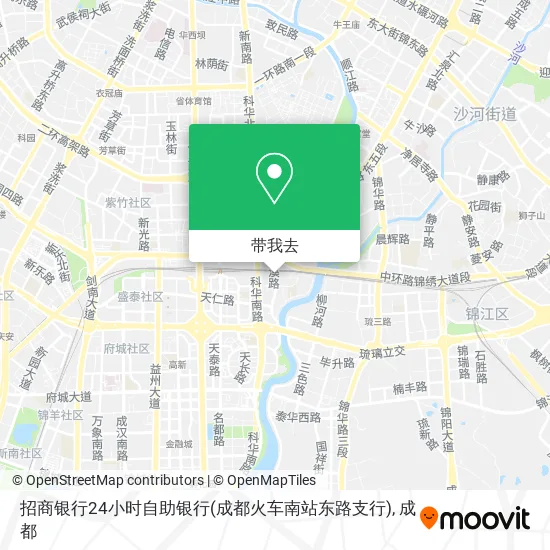招商银行24小时自助银行(成都火车南站东路支行)地图