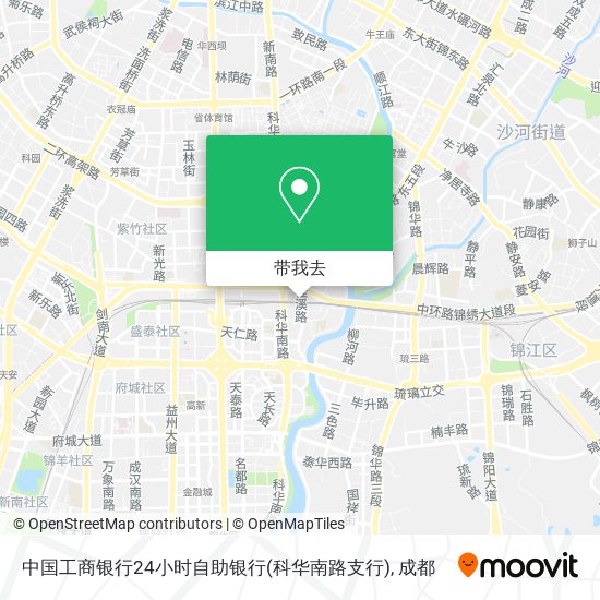 中国工商银行24小时自助银行(科华南路支行)地图