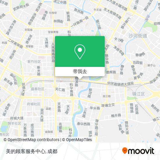 美的顾客服务中心地图