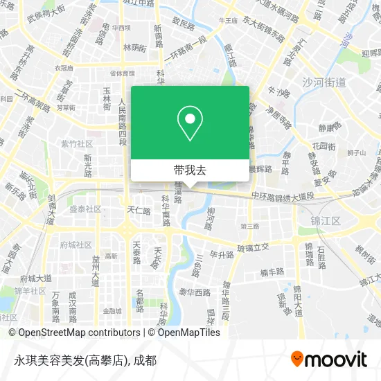 永琪美容美发(高攀店)地图