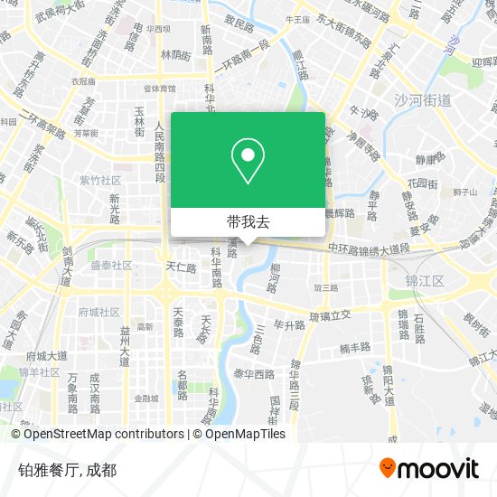 铂雅餐厅地图