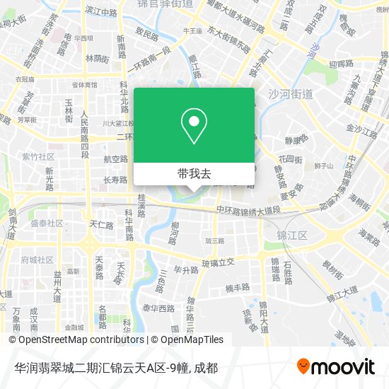华润翡翠城二期汇锦云天A区-9幢地图