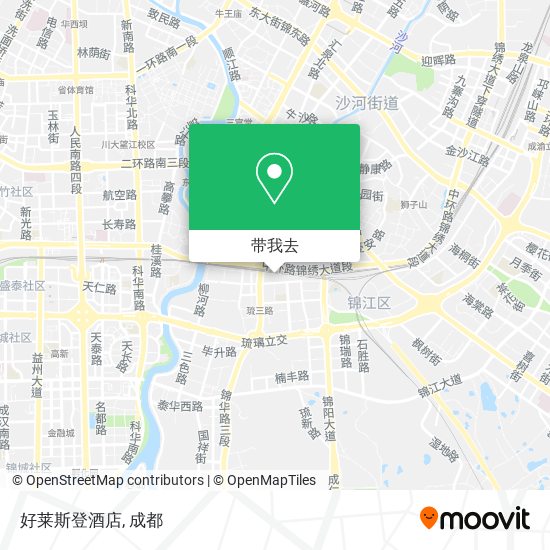 好莱斯登酒店地图