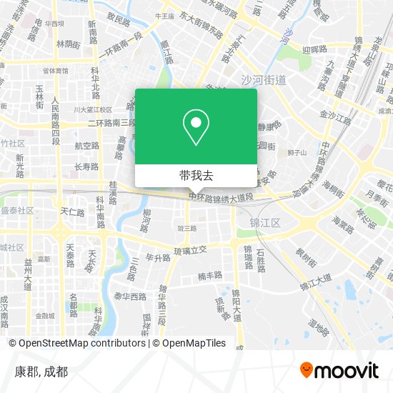 康郡地图