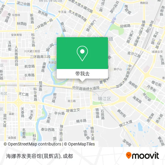 海娜养发美容馆(晨辉店)地图