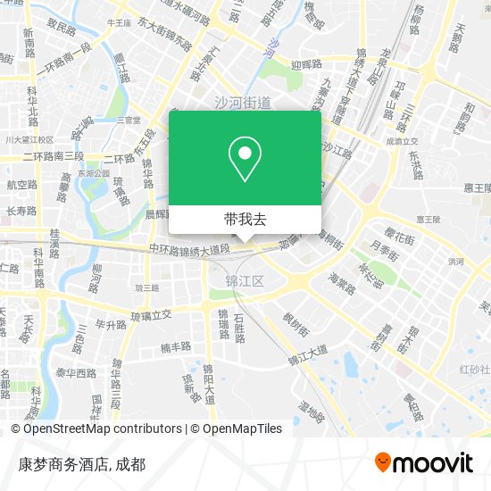 康梦商务酒店地图