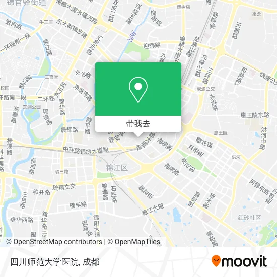 四川师范大学医院地图