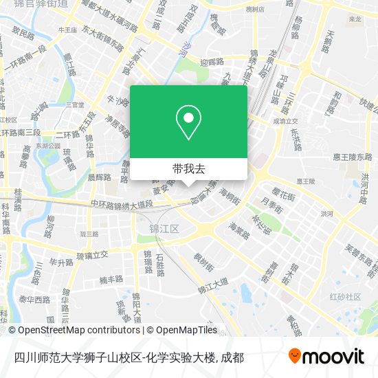 四川师范大学狮子山校区-化学实验大楼地图