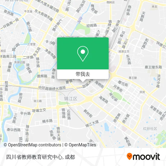 四川省教师教育研究中心地图