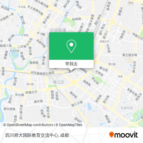 四川师大国际教育交流中心地图