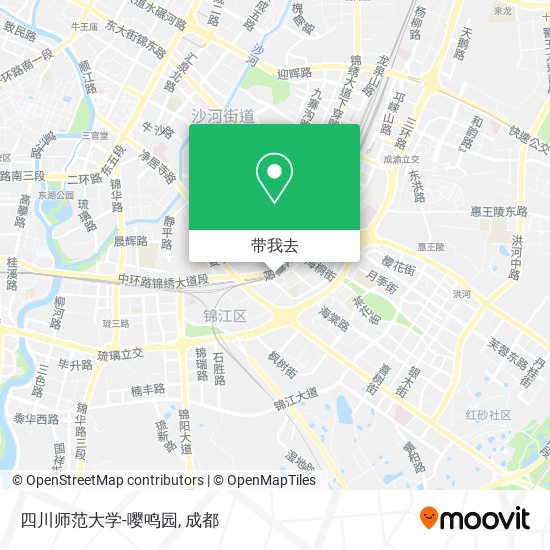 四川师范大学-嘤鸣园地图
