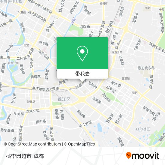 桃李园超市地图