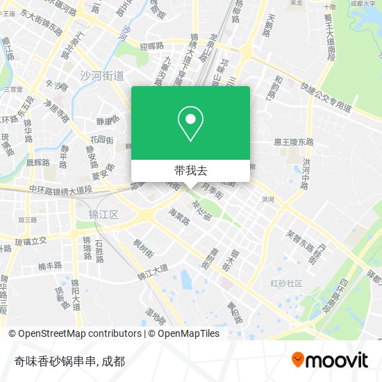 奇味香砂锅串串地图