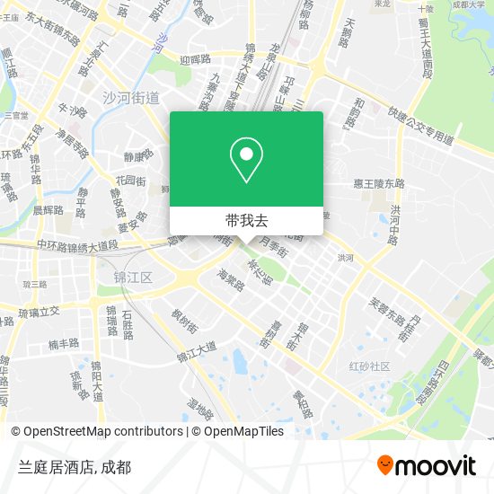 兰庭居酒店地图