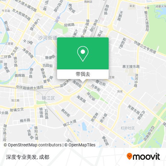 深度专业美发地图