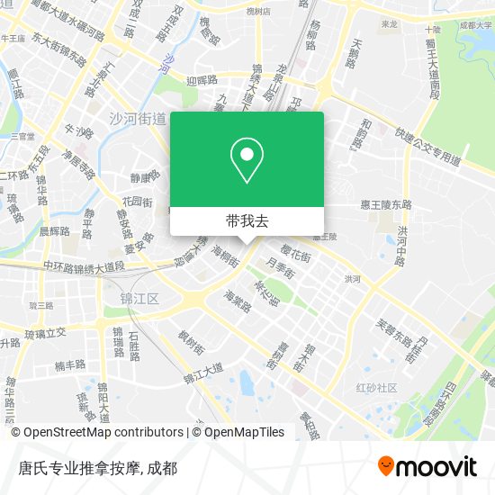 唐氏专业推拿按摩地图