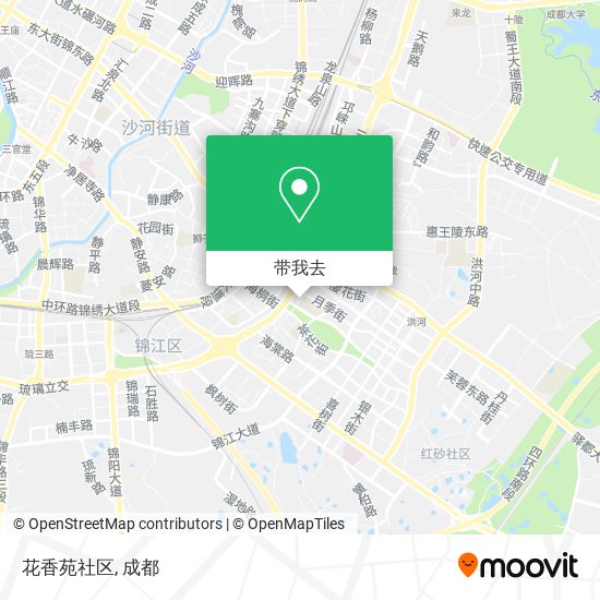 花香苑社区地图