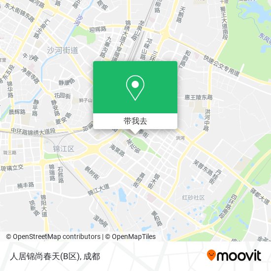 人居锦尚春天(B区)地图