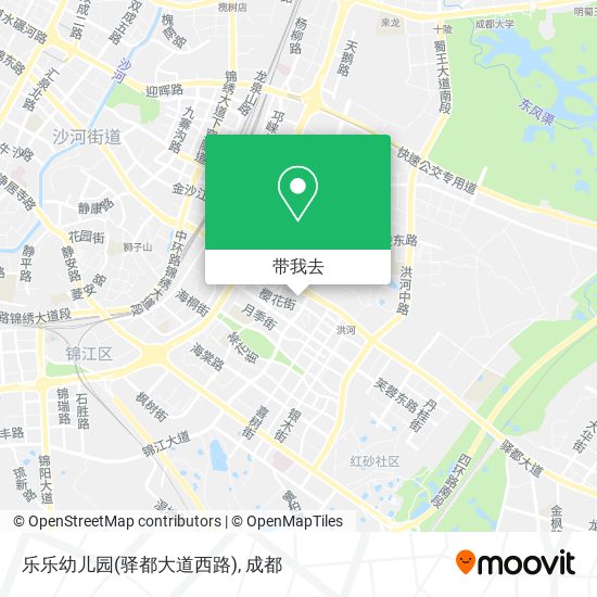 乐乐幼儿园(驿都大道西路)地图