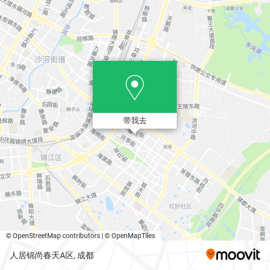 人居锦尚春天A区地图