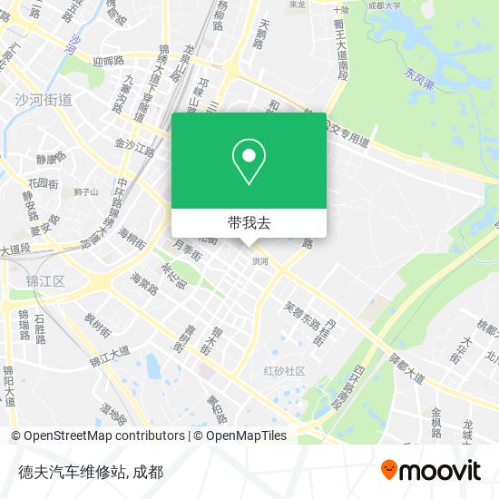 德夫汽车维修站地图