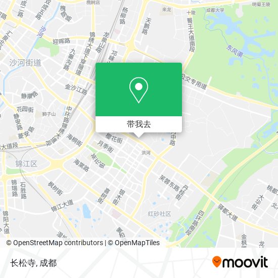 长松寺地图