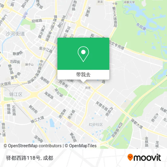 驿都西路118号地图