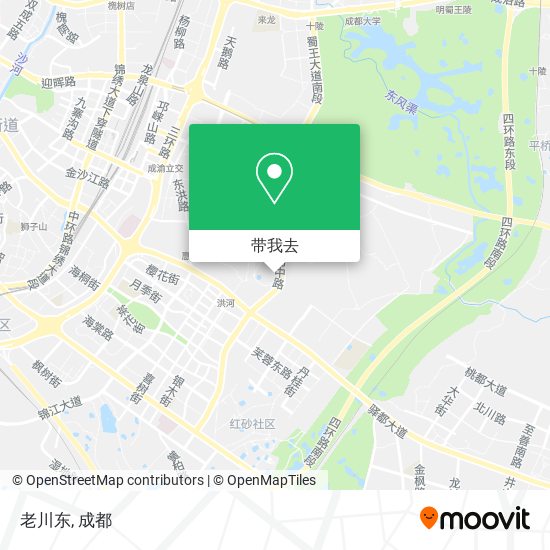 老川东地图