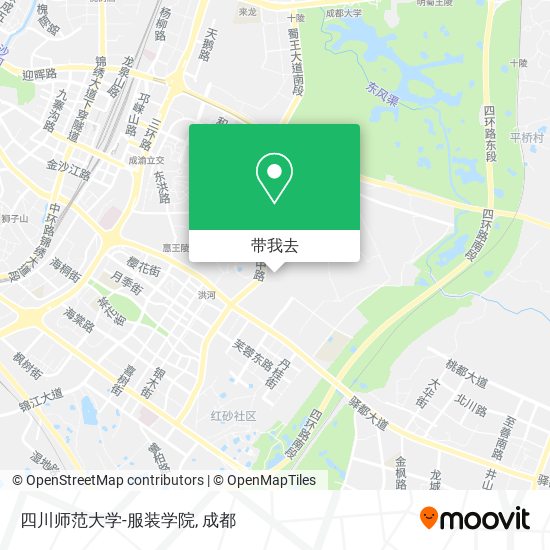 四川师范大学-服装学院地图