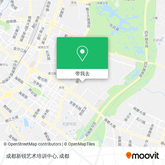 成都新锐艺术培训中心地图