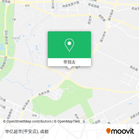 华亿超市(平安店)地图