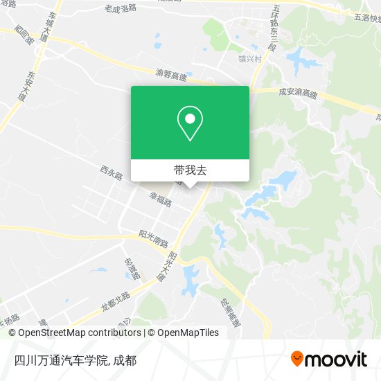 四川万通汽车学院地图