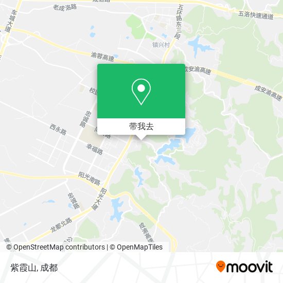 紫霞山地图