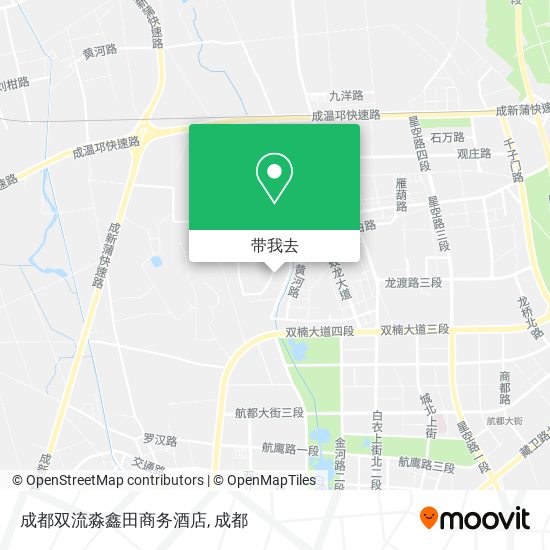 成都双流淼鑫田商务酒店地图