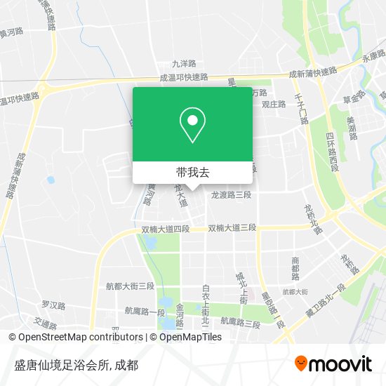 盛唐仙境足浴会所地图