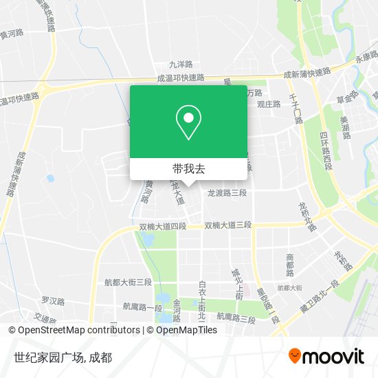 世纪家园广场地图
