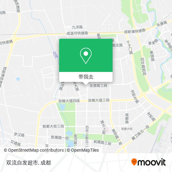 双流自发超市地图