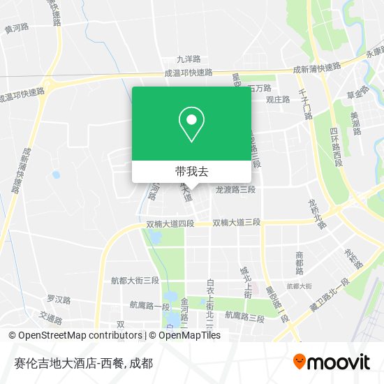 赛伦吉地大酒店-西餐地图
