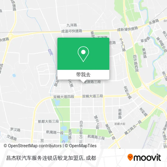 昌杰联汽车服务连锁店蛟龙加盟店地图