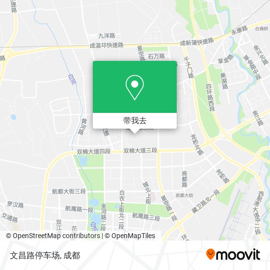 文昌路停车场地图