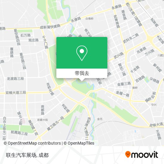 联生汽车展场地图