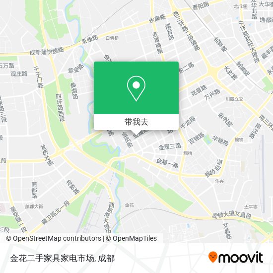 金花二手家具家电市场地图