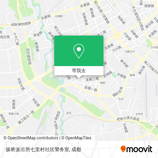 簇桥派出所七里村社区警务室地图