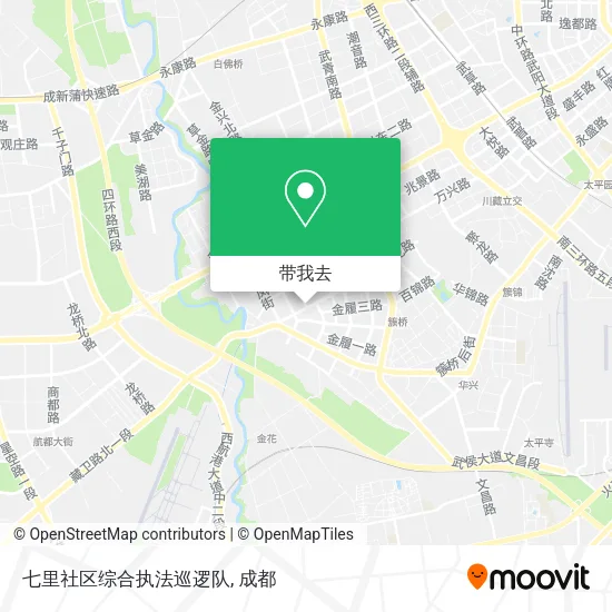 七里社区综合执法巡逻队地图